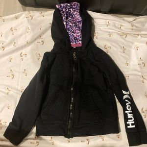 Hurley zip up jacket size 6x